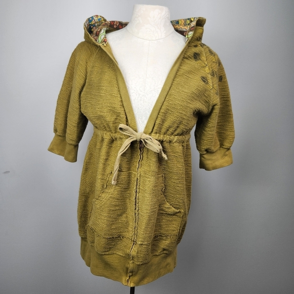 Anthropologie Scrapbook Y2K vintage Baby Doll Hoodie Size Medium - Picture 2 of 14